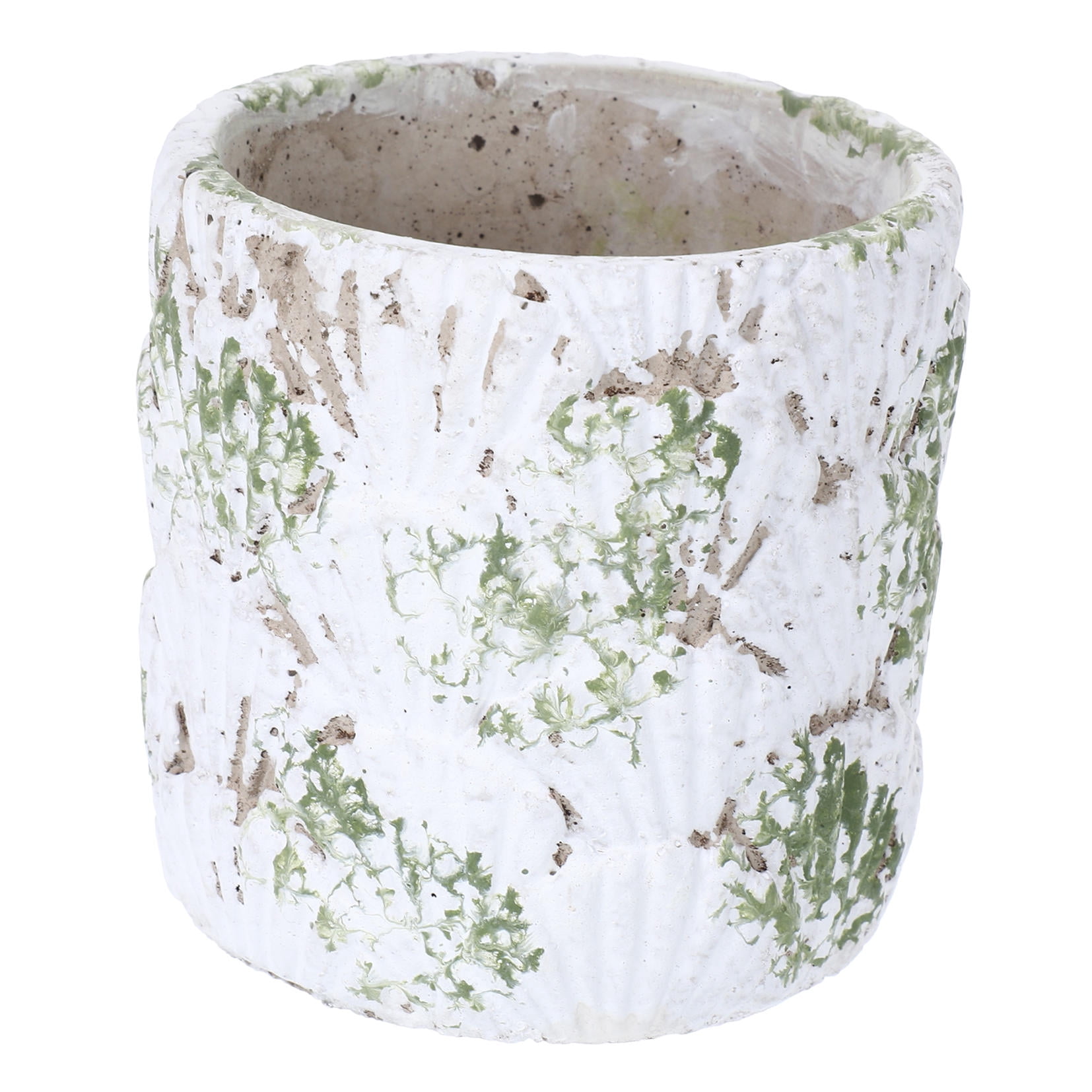 Masteelf Pot Outdoor Home Decor Pot Nursery Cement Flower Container Vintage Style Cement Flowerpot For Succulent Plants Small Indoor Planter