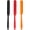 Black,Red,Orange, variant on ?3 Pack? Jar Spatula, Long Handle Jar Scraper Spurtle, Sourdough Spatula, Non-Stick Heat Resistant Cake Cream Spatulas Set, Small Spatulas for Kitchen Use