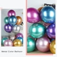 thumbnail image 4 of Globo de color metálico de 12 pulgadas, decoración de globos más gruesos para bodas, cumpleaños, bab Abanopi Globo, 4 of 7