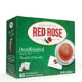 thumbnail image 2 of (6 pack) Red Rose Naturally Decaffeinated Black Tea Specially Blended Strong Black Tea with 48 Individually Wrapped Tea Bags Per Box (Pack of 2) Brew Hot/Cold Decaf Black Tea Full-bodied Flavorful Black Tea, 2 of 15
