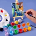 thumbnail image 4 of Bangcool Mini Easel Set Multi-purpose Portable Painting Easel Wood Easel with Canvas, 4 of 10