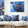 thumbnail image 3 of Designart Rock Blue River Panorama - Oversized Beach Throw Pillow - 18x18, 3 of 4