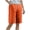 Orange, variant on Staron Women's High-Waisted Shorts Yoga Fitness Tennis Workout Casual Comfy Stretchy with Pockets Solid Color Athletic Sport Shorts, Black XL