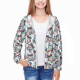 thumbnail image 3 of Cauagu Disco Ball Cherry With Bow Print Sun Protection Jacket for Teen,Full-Zipper Long Sleeve Sun Shirts with Pockets UV Hoodie Shirts Outdoor Athletic Jacket-Medium, 3 of 7