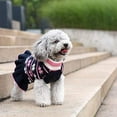 thumbnail image 6 of kladzum Dog Clothes Popular Fashion Pet Winter Warm Sweater Interval Color Pet Clothes Pet Sweater Warm Dog Coat Dogs Costume Jacket, 6 of 8