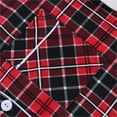 thumbnail image 5 of Xunmmm Pajamas Set for Womens 2 Piece Cotton Plaid Pjs Long Sleeve Sleepwear Soft Button Down Loungewear with Pockets, 5 of 7