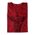 thumbnail image 5 of Caduceus Medical Symbol Sword Snakes Men's Graphic T Shirt Tees Brisco Brands S, 5 of 7