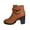 Brown 1, variant on Wensltd High Heel Boots for Women British Style Casual Comfortable Fashion Fall Winter Boots Side Zipper