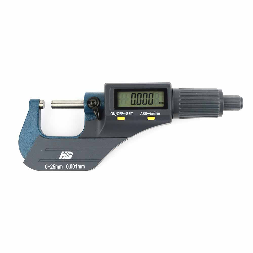 Digital Electronic Outside Micrometer High Precision 0-1"/0.00005" X-Large LCD 