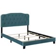 thumbnail image 3 of Modway Amelia Twin Performance Velvet Bed in Sea Blue, 3 of 6