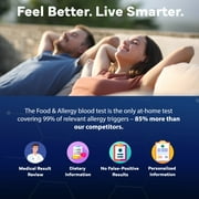 AllergyHero Comprehensive Allergy & Food Sensitivity Combo Test Kit – 581 Food & Environmental Sensitivity Items – At Home Testing for Adults & Kids