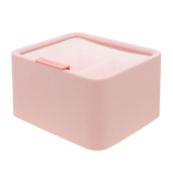 HEMOTON Multifunctional Makeup Remover Cotton Storage Box Pad Holder