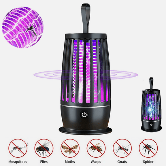 Electric Mosquito Insect Killer Zapper LED Light Fly Bug Trap Pest Control Lamp，Insect Trap for Indoor/Outdoor.