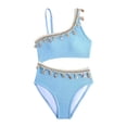 thumbnail image 5 of JFOPQVSM Girls Comfortable Breathable Skin Friendly Sleeveless Swimsuit Fashionable Strap Swimsuit, 5 of 7