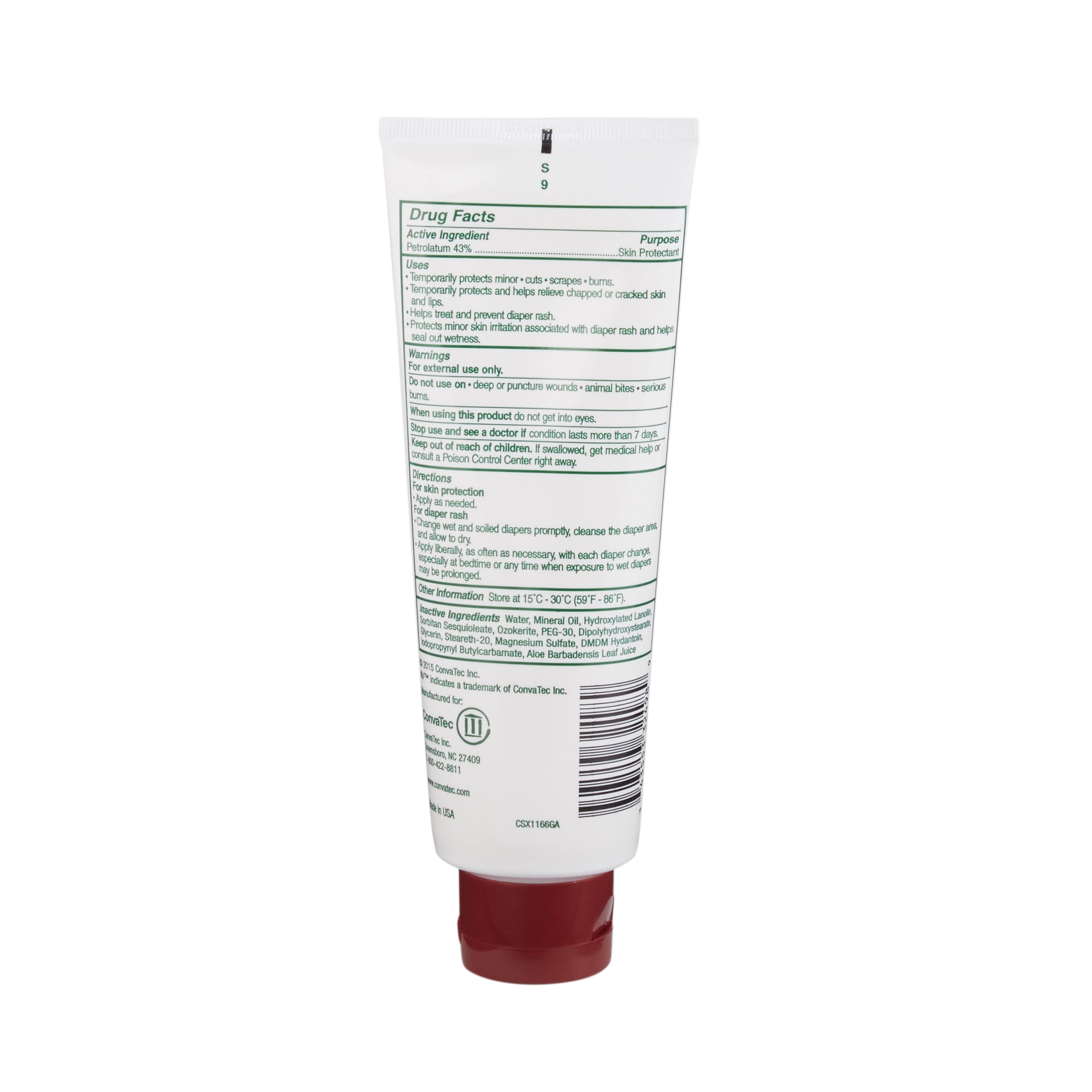 Aloe Vesta Unscented Skin Protectant Ointment 8 oz. Tube