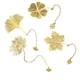 thumbnail image 2 of Marcador de Hoja de Metal ANGGREK Amarillo Hueco Multiusos 4 Piezas, 2 of 8