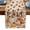Beige Reddish Brown Dark Yellow, variant on ERUNPONLY Orange Thanksgiving Table Runner - 36 Inch Long Fall Watercolor Autumn Botanical Retro Cotton Linen Blended Dress Scarves Farmhouse Table Runner for Kitchen Dining, Coffee Table, 13" x 36"