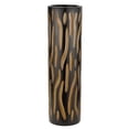 thumbnail image 3 of AeraVida Pretty Terrestrial Eco-Chic Handcarved Brown Cylinder Mango Tree Wood Vase, 3 of 6