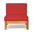 thumbnail image 6 of GDF Studio Krystin Outdoor U-Shaped Sectional Sofa Set with Fire Pit, Brown, 6 of 17