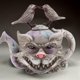 thumbnail image 2 of Arte hecho a mano gato tetera gato diablo gato creativo hogar decoraciones de escritorio C Afortunado Sencillez, 2 of 5