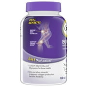 Caltrate 600+D3 Plus Minerals Calcium Vitamin D Supplement - 120 Count for Bone Health