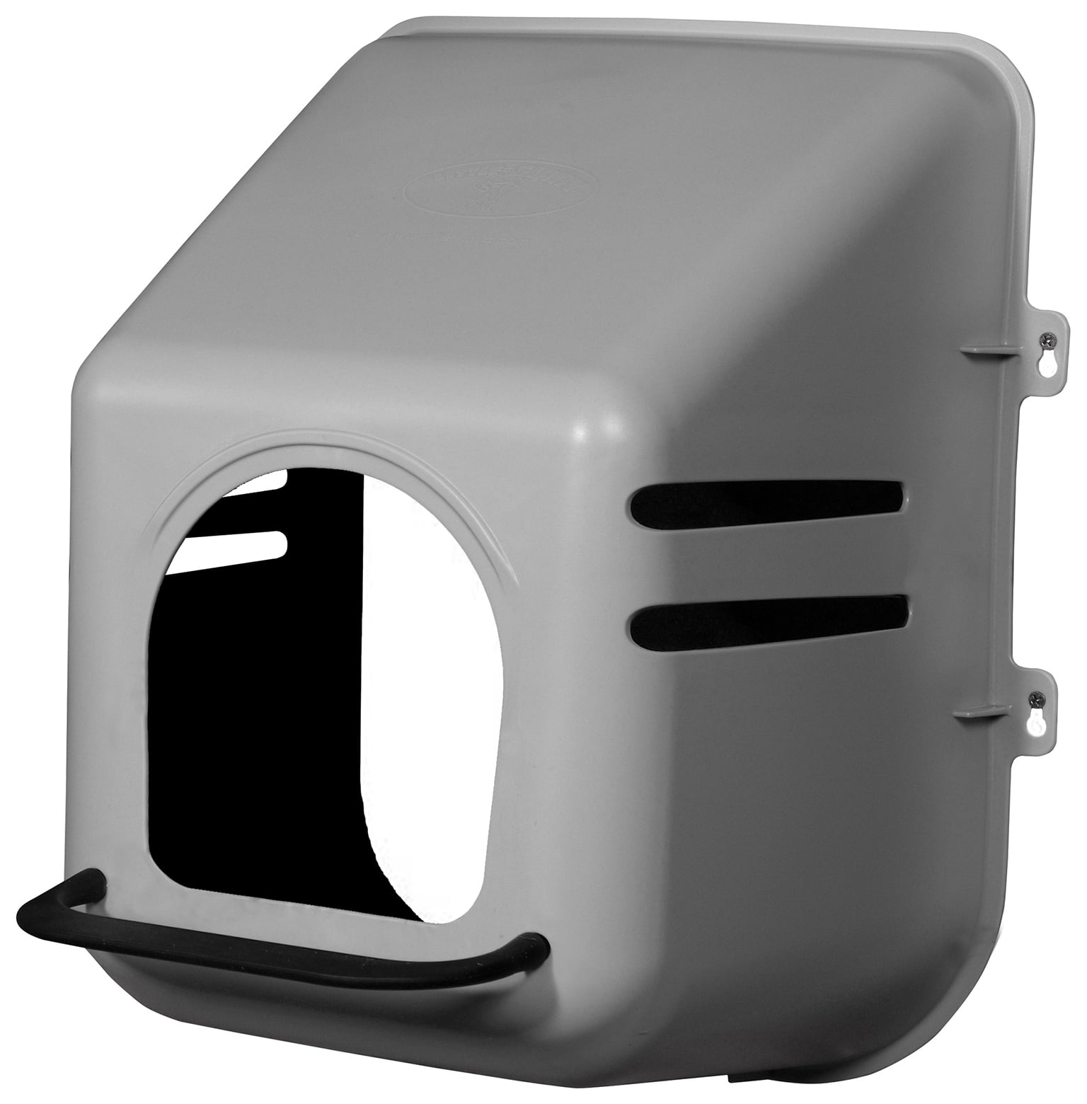 LITTLE GIANT PLASTIC WALL MOUNT NESTING BOX GRAY