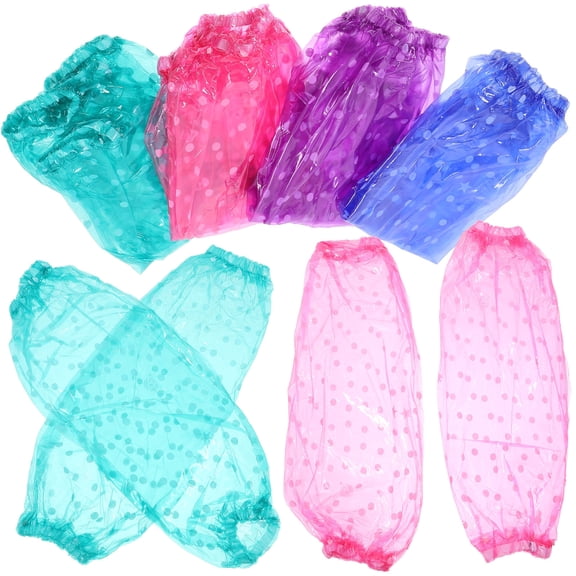 EXHUMKY Elastic Waterproof Arm Sleeve Cover for Kitchen Cleaning Made with Durable PVC Material