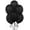 Pitch Black, variant on PMU 12 Inch Round Neon Assortment Latex Balloon Pkg/12
