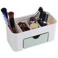 thumbnail image 5 of Multifunctional Desk Desktop Organizer Drawer Stationery Holder Makeup Storage Box Home Green, 5 of 5