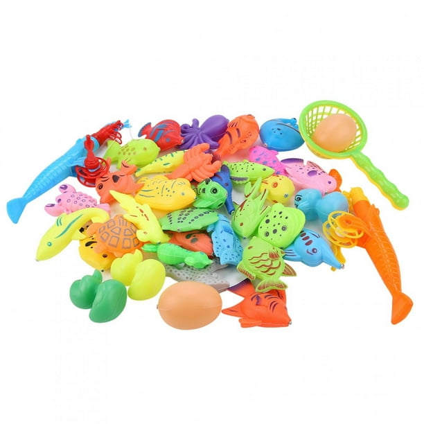 Keenso Baby Fish Toy, 39Pcs/Set Baby Fishing Toy, For Your Little Guys And  Girls Baby Over 3 Years Old 