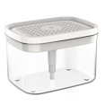 thumbnail image 1 of Dispensador de jabón 2 en 1 Premium y soporte de esponja, dispensador de bomba de jabón para lavavajillas para encimera de cocina, blanco, 1 of 2