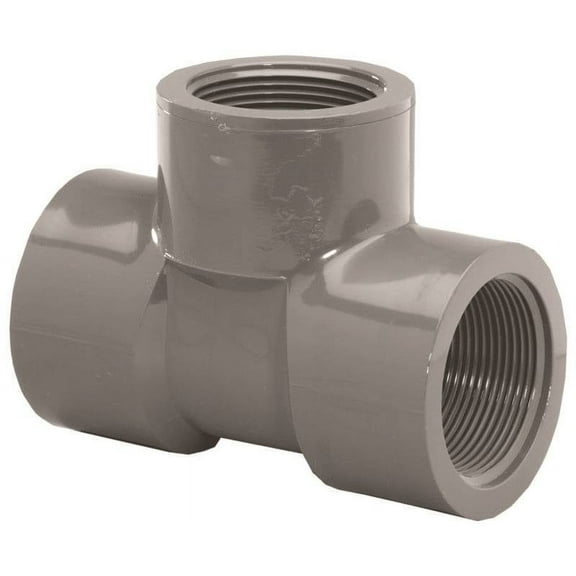 Genova Products Inc 354588 1 in. FIP Schedule 80 PVC Fitting Tee