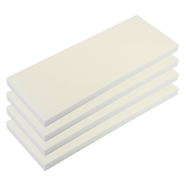 400x150x20mm 4uds Coche Garaje Pared Guardia Puerta Parachoques Protector Blanco