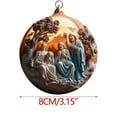 thumbnail image 5 of Sunshinehomely Nativity Christmas Ornaments, Christmas Nativity Scene Ornaments, Christmas Tree Ornaments, Keepsake the Birth of Jesus Decor, Religious Gifts for Family Friends and Christian, 5 of 5