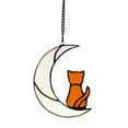 thumbnail image 4 of YAOMOBB Hanging Panda Pendant Contrast Color Moon Pendant Chain Exquisite Decoration for Car Interior, 4 of 7