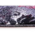 thumbnail image 5 of Ladole Rugs Everest Collection Milan Classic Damask Style Soft Beautiful Area Rug Carpet in Black and Red, 4x6(3'11" x 5'7", 120cm x 170cm), 5 of 5