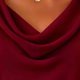 thumbnail image 2 of TaTaai Womens Solid Color Long Sleeve Ruched V Neck Pullover Casual Blouse Textured Detail Tunic Top for Daily Wear Gift, 2 of 5