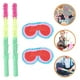 thumbnail image 3 of KAKOWELY 4 piñatas con forma de gafas, divertidas, con palitos para juegos infantiles, juguetes, accesorios y artículos para fiestas., 3 of 5