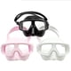 thumbnail image 2 of Wosthever Keep Diving DM-405 Protector facial de silicona Hombres Mujeres Adolescentes Escudo de protección ocular impermeable Protectores Deportes acuáticos Rosado, 2 of 5