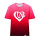 thumbnail image 4 of Camisetas Casuales de Mujer Día de San Valentín Impreso Cuello Tripulado Manga Corta, Top de Moda para la Fiesta Y Diario, 4 of 9