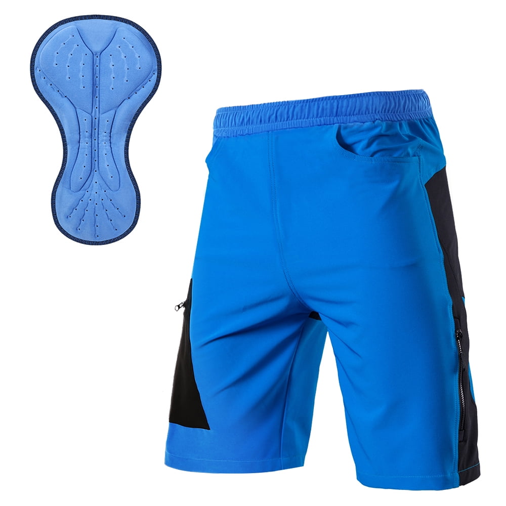 Men 3D Padded Mountain Bike Cycling Shorts Breathable LooseFit Outdoor