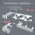 thumbnail image 4 of Multifunction Shower Head Holder, Wall Mount for Bathroom,Silver,Type 1, 4 of 5