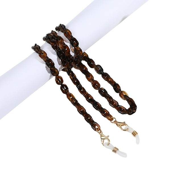 TISHITA tishita Glasses Neck Chain Lanyard Strap Reading Cord Spectacles Dark Coffee
