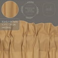 thumbnail image 2 of VHC Brands Simple Life Flax, Farmhouse Curtain Panel, Khaki, 96x40, 2 of 11