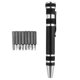 thumbnail image 1 of Kit de herramientas de reparación manual de destornillador de pluma de precisión multiuso 8 en 1 (negro) Tmvgtek Para estrenar, 1 of 9