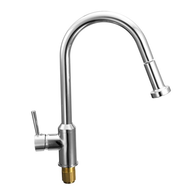 Amdohai Pull Out Kitchen Sink Faucet Extension-type Rotatable Stainless Steel Water Taps