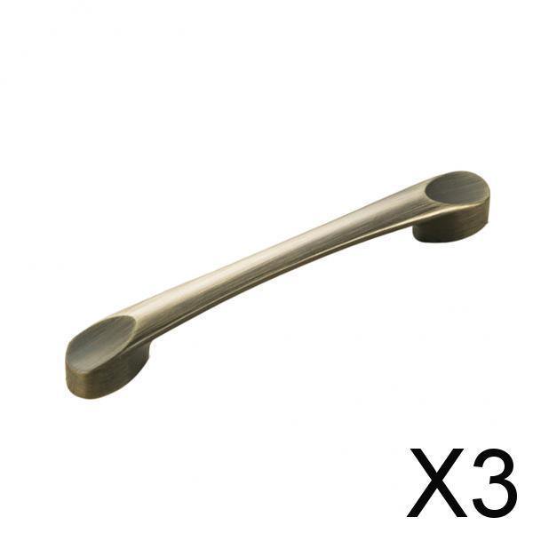 3x Vintage Aleación de Zinc Decorativo Armario Muebles de Cocina Puerta Cajón Perillas Perillas Manijas Hardware Decoración 3 piezas