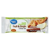 Great Value Fruit & Grain Cereal Bars Apple Cinnamon, 10.4 oz, 8 Count ...