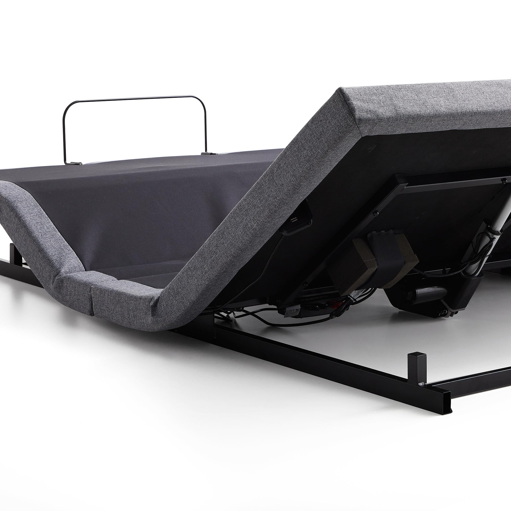 Lucid Premium Steel Adjustable Bed Base with Zero Clearance, Twin XL