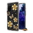thumbnail image 5 of For Apple iPhone 16 (6.1") Hybrid Trendy Image Patterns Design Transparent Hard Back Shockproof TPU Rubber Phone Case Cover by Xpression - Gold Flowers, 5 of 8